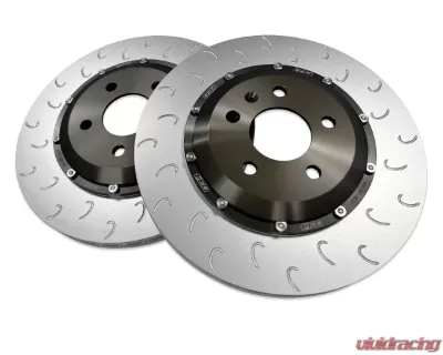 034 Motorsports 2pc Floating Rear Brake Rotor Upgrade Kit Audi B9/B9.5 RS4 | RS5 2018+ - 034-301-2010