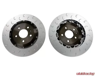 034 Motorsports 2pc Floating Rear Brake Rotor Upgrade Kit Audi B9/B9.5 RS4 | RS5 2018+ - 034-301-2010