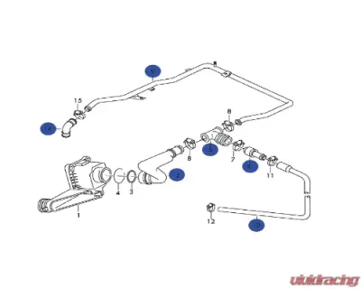 034 Motorsports Breather Hose Kit AEB & ATW Audi | Volkswagen B5 1.8T 1997-2000 - 034-101-3001