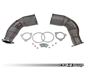 034 Motorsports Stainless Steel Racing Catalyst Set Audi RS5 B9 2018+