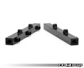 034 Motorsports Fuel Rail Pair w/Brackets Audi 2.7T S4 1998-2004