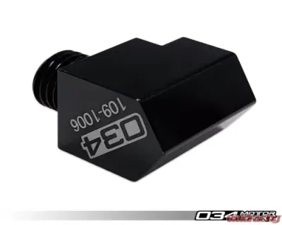 034Motorsport 90D Water/Meth Nozzle Adapter - CNC-Machined Billet Aluminum, Black Anodized - 034-109-1006