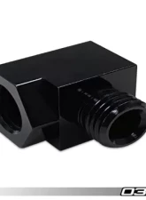 034Motorsport 90D Water/Meth Nozzle Adapter - CNC-Machined Billet Aluminum, Black Anodized                                     - 034-109-1006 - Image 5