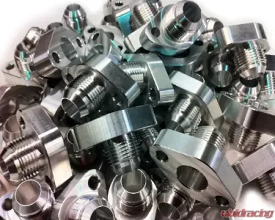 034 Motorsports Drain Flange -10AN Bung for Audi 1.8T Oil Pan, CNC Machined Billet Aluminum - 034-110-6000