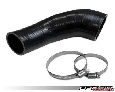 034 Motorsports Turbo Inlet Hose High Flow Silicone Black Audi A4 | A5 B8 2009-2016 - 034-145-A028-BLK