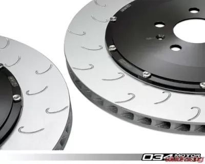 034 Motorsports Stage 2 2-Piece 390mm Floating Front Brake Rotor Upgrade Kit for Audi R8 2006-2015 - 034-301-1004