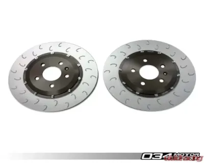 034Motorsport 2-Piece Floating Rear Brake Rotor Upgrade Kit for Audi B8/B8.5 S4/S5 2008-2017 - 034-301-2007