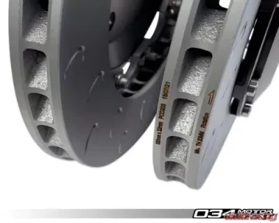 034Motorsport 2-Piece Floating Rear Brake Rotor Upgrade Kit for Audi B8/B8.5 S4/S5 2008-2017 - 034-301-2007