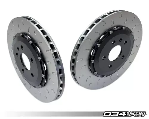 034 Motorsports 2pc Floating Rear Brake Rotor Upgrade Kit Audi S4/S5/SQ5 2018-2023 - 034-301-2008