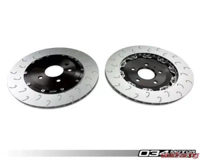 034 Motorsports 2pc Floating Rear Brake Rotor Upgrade Kit Audi S4/S5/SQ5 2018-2023 - 034-301-2008