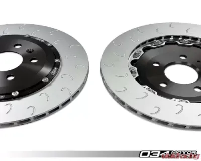 034 Motorsports 2pc Floating Rear Brake Rotor Upgrade Kit Audi S4/S5/SQ5 2018-2023 - 034-301-2008