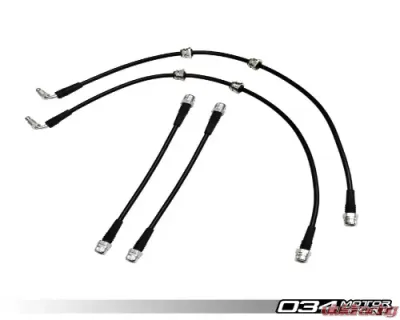 034 Motorsports Stainless Steel Braided Brake Line Kit Audi TT | RS3 2010-2013 - 034-303-0011