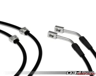 034 Motorsports Stainless Steel Braided Brake Line Kit Audi A3/S3 | VW Golf R 2015+ - 034-303-0016