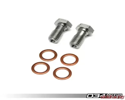 034 Motorsports Stainless Steel Braided Brake Line Kit Audi A3/S3 | VW Golf R 2015+ - 034-303-0016