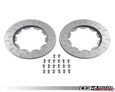 034 Motorsports 370mm Rotor Ring Set Front Audi RS3 | TTRS 2017+ - 034-304-1000