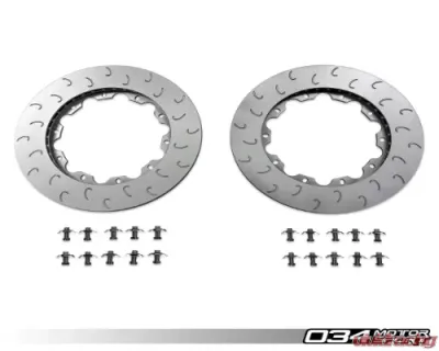 034 Motorsports Replacement Front Rotor Ring Set Audi S4 | S5 B9/B9.5 2008+ - 034-304-1008