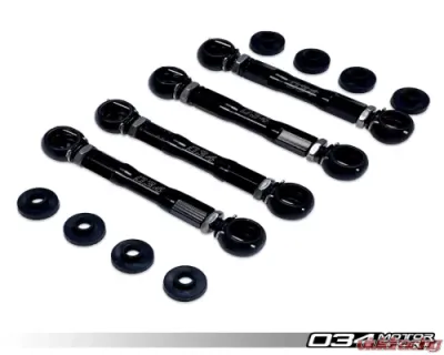 034 Motorsports Adjustable Lowering Link Kit Billet Aluminum for Audi A6/S6/A7 C7 2012-2018 - 034-401-Z067
