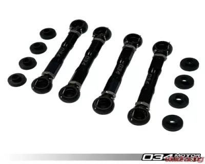 034 Motorsports Adjustable Lowering Link Kit Billet Aluminum for Audi A6/S6/A7 C7 2012-2018 - 034-401-Z067