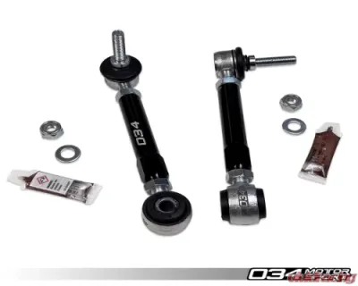 034 Motorsports Dynamic+ Billet Adjustable Front Sway Bar End Links Audi 2005+ - 034-402-4033