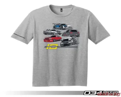 034 Motorsports 10th Anniversary Commemorative T-Shirt - 034-A01-1013-XL