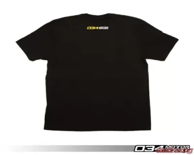 034 Motorsports Audi B8.5 Sedan Line Art T-Shirt, 50/50 Cotton/Poly, Sizes S-3XL - 034-A01-1014-S