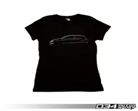 034 Motorsports Women's T-Shirt, Volkswagen GTI Line Art