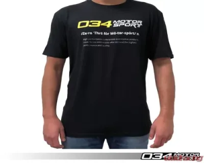 034 Motorsports Defined T-Shirt - 034-A01-1018-M