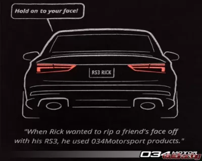 034 Motorsports Defined Women's T-Shirt - 50/50 Cotton/Poly Blend, Sizes S-L - 034-A01-1018-W-S