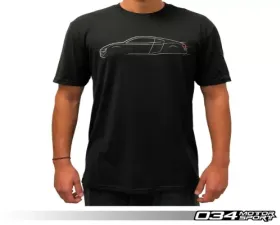 034 Motorsports T-Shirt, Audi R8 Lines