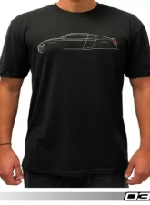 034 Motorsports Audi R8 T-Shirt, 50/50 Cotton/Poly Blend, Sizes S-3XL                                     - 034-A01-1019-S - Image 4