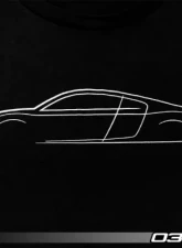 034 Motorsports Audi R8 T-Shirt, 50/50 Cotton/Poly Blend, Sizes S-3XL                                     - 034-A01-1019-S - Image 3