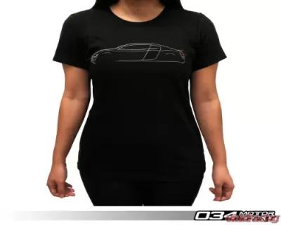 034 Motorsports Women's T-Shirt, Audi R8 Lines - 034-A01-1019-WM