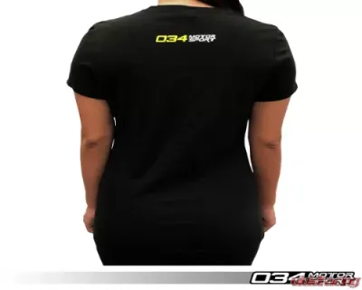 034 Motorsports Women's Audi R8 T-Shirt, 50/50 Cotton/Poly Blend, Sizes S/M/L - 034-A01-1019-WL
