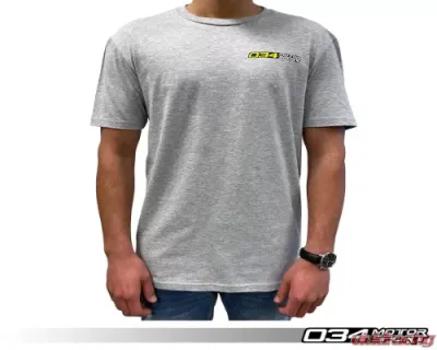 034 Motorsports Grey T-Shirt - 034-A01-1020-S