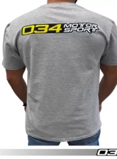 034 Motorsports Grey T-Shirt                                     - 034-A01-1020-S - Image 2