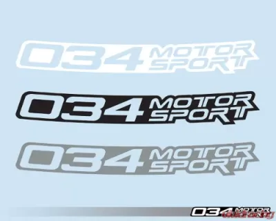 034 Motorsports 36" Black Windshield Banner - ORACAL Vinyl for Vehicles - 034-A04-0004-BLK