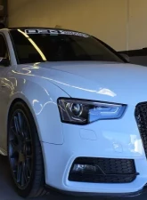 034 Motorsports 36" Black Windshield Banner - ORACAL Vinyl for Vehicles                                     - 034-A04-0004-BLK - Image 2