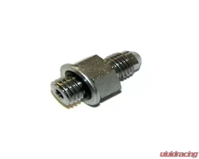 034 Motorsports Oil Feed Adapter 1.8T M12x1.5 to -4an - 034-H07-1006
