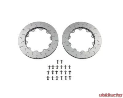 034 Motorsport 330x22mm Rear Replacement Rotor Ring Set Audi RS5 B9 | B9.5 2018+ - 034-304-2010