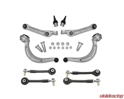 034 Motorsport Full Density Line Control Arm Kit with Upper Adjustable Control Arms - Camber Correcting Audi B9 | B9.5 2017+ - 034-401-1071