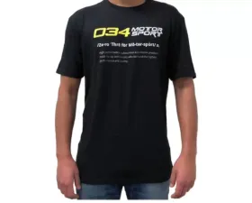 034 Motorsport Black Defined T-shirt