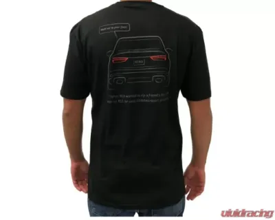 034 Motorsport Black Defined T-shirt - 034-A01-1018-XXL