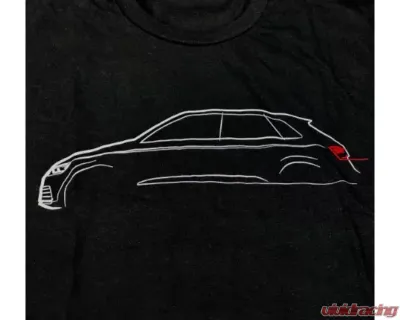 034Motorsport B9 Audi SQ5 Lines T-Shirt, Women's - 034-A01-1022-WL