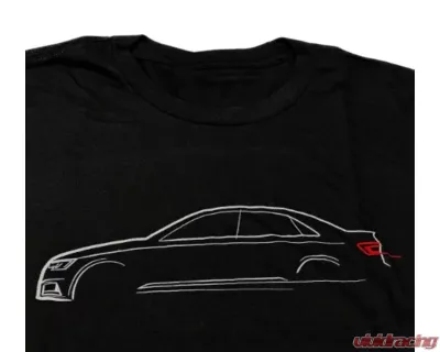 034Motorsport B9 Audi S4 Lines T-Shirt - 034-A01-1023-XXL