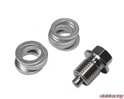 034 Motorsport Billet Magnetic Oil Drain Plug Kit With Metal Oil Pan Audi | VW - 034-110-2000