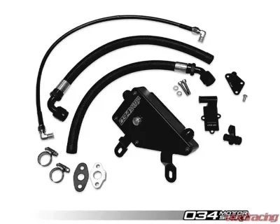 034 MotorSport Billet Aluminum Engine Catch Can Kit Audi RS3 8V.5 2.5 TFSI EVO 2017-2020 - 034-101-1015