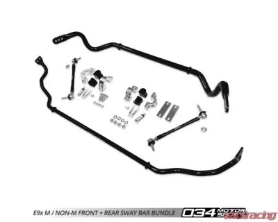 034Motorsport Dynamic+ Front and Rear Sway Bar Kits BMW 325 | 328 | 330 | 335d | 335 I | IS E9X 2006-2013 - 034-402-1032