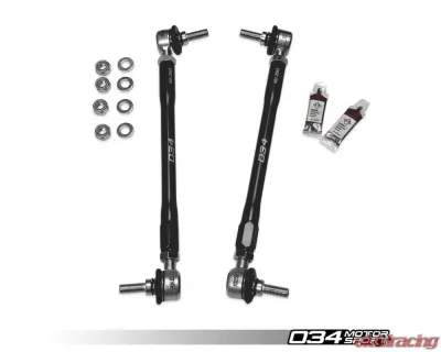 034 Motorsport Dynamic+ Billet Adjustable Front Sway Bar End Links BMW 128 | 135 | 325 | 328 | 330 | 335 I | IS 2006-2013 - 034-402-4038