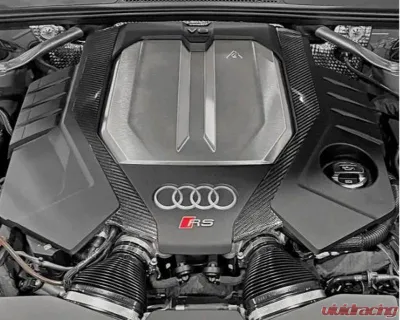 034 Motorsports Carbon Fiber Engine Cover Trim Audi C8 RS6 | RS7 2019-2025 - 034-1ZZ-1010