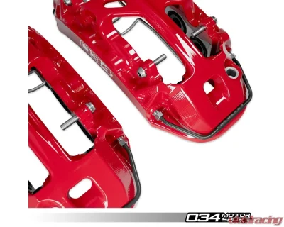 034Motorsport RS+ Big Brake Package w/ RS Red Caliper Audi A4 | A5 | Q5 | Q7 | RS4 | RS5 | S4 | S5 | SQ5 2015+ - 034-301-0003-RED